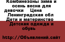 Комбинезоны зима и осень-весна для девочки  › Цена ­ 1 000 - Ленинградская обл. Дети и материнство » Детская одежда и обувь   